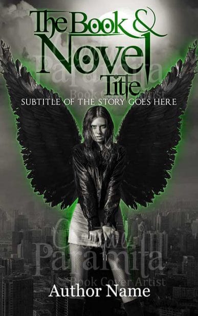 girl with wing premade cover